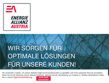 Tablet Screenshot of energieallianz.com